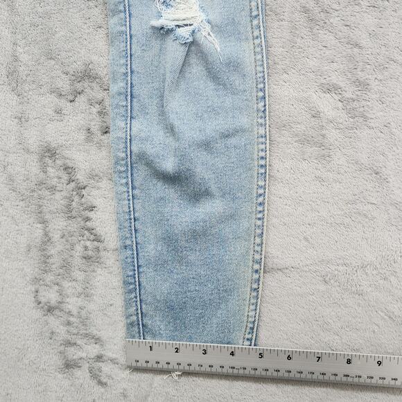 Old Navy Jeans Womens 6 Blue Extra High Rise Rockstar Super Skinny 360 Stretch - Picture 9 of 10